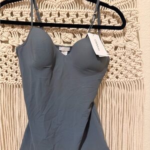 Nordstrom Blue Stone Spaghetti Strap Top